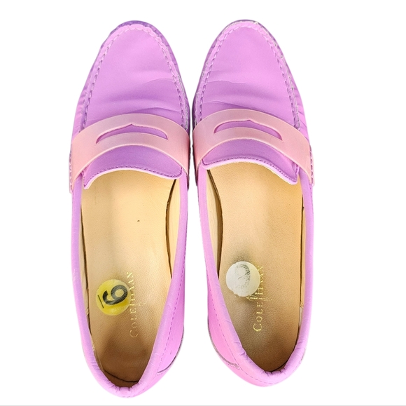 Cole Haan Monroe Nantucket Women's Lavender Lilac Moc Toe Driving Shoes 9B - Picture 3 of 8